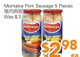 Ample Food Market Montalva Pork Sausage offer