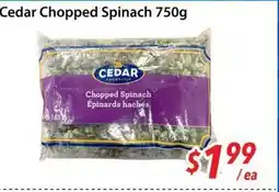 Bestco Food Mart Cedar Chopped Spinach offer