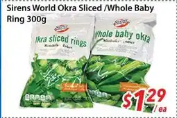 Bestco Food Mart Sirens World Okra Sliced/Whole Baby Ring offer