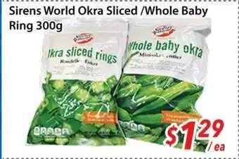 Bestco Food Mart Sirens World Okra Sliced/Whole Baby Ring offer