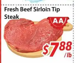 Bestco Food Mart Fresh Beef Sirloin Tip Steak offer