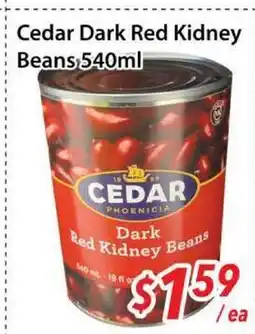 Bestco Food Mart Cedar Dark Red Kidney Beans offer
