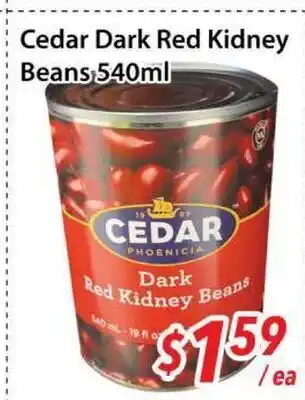 Bestco Food Mart Cedar Dark Red Kidney Beans offer