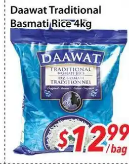 Bestco Food Mart Daawat Traditional Basmati Rice offer