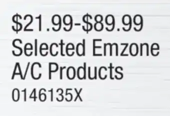 PartSource Selected Emzone A/C Products offer