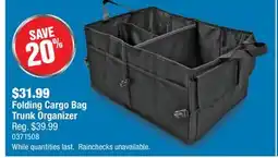 PartSource Folding Cargo Bag Trunk Organizer offer