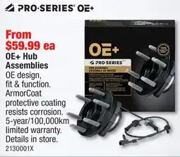 PartSource PRO-Series OE+ Hub Assemblies offer