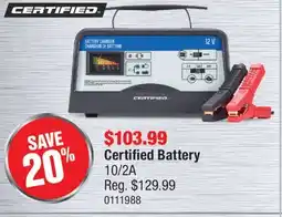 PartSource Certified Battery offer