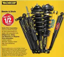 PartSource Monroe Quick-Strut Assemblies offer