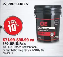 PartSource PRO-SERIES Pails offer