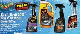 PartSource Meguiar's Car Cleaning and Detailing Products offer