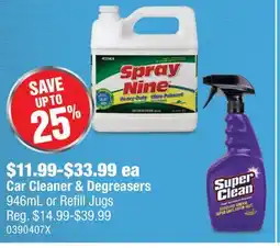 PartSource Spray Nine Car Cleaner & Degreasers offer