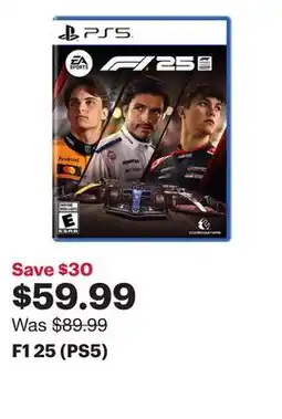 Best Buy F1 25 (PS5) offer
