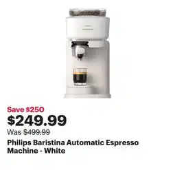 Best Buy Philips Baristina Automatic Espresso Machine - White offer