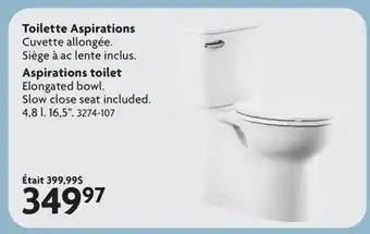 Home Hardware Toilette Aspirations offer