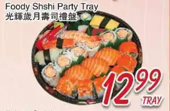 Foody Mart FOODY SHSHI PARTY TRAY offer