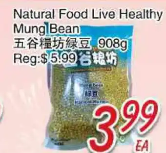 Foody Mart NATURAL FOOD LIVE HEALTHY MUNG BEAN offer