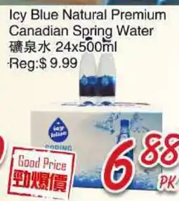 Foody Mart ICY BLUE NATURAL PREMIUM CANADIAN SPRING WATER offer