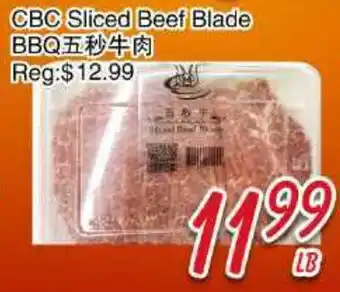 Foody Mart CBC Sliced Beef Blade BBQ offer
