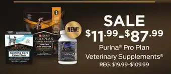 Petsmart Purina Pro Plan Veterinary Supplements offer