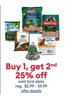 Petsmart wild bird diets offer