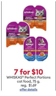 Petsmart WHISKAS Perfect Portions cat food offer