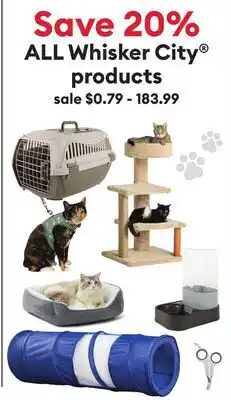 Petsmart ALL Whisker City products offer