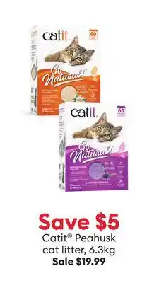 Petsmart Catit Peahusk cat litter offer