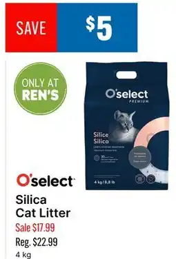Ren’s Pets Depot O'Select Silica Cat Litter offer