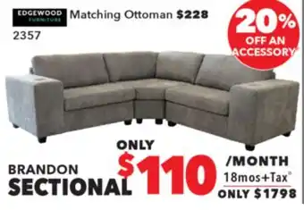 Surplus Furniture Brandon Sectional offer