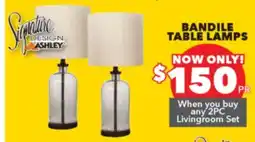 Surplus Furniture Bandile Table Lamps offer
