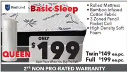 Surplus Furniture Basic Sleep Queen Mattress Set offer