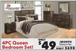Surplus Furniture Montana 4-Piece Bedroom Set offer