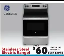 Surplus Furniture General Electric Stainless Steel 30 Electric Range offer