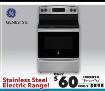 Surplus Furniture General Electric Stainless Steel 30 Electric Range offer