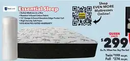 Surplus Furniture Rest-On-It Essential Sleep Queen Mattress Set offer