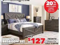 Surplus Furniture Montana 6 Piece Queen Bedroom Set offer