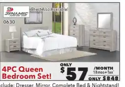 Surplus Furniture Aurora Oak 6-Piece Storage Bedroom Set offer