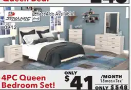 Surplus Furniture Aurora Oak 4-Piece Queen Bedroom Set offer