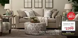 La Z Boy Piper Fabric Stationary Sofa offer