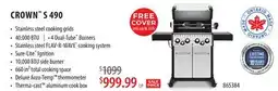 TA Appliances & Barbecues CROWN S 490 offer