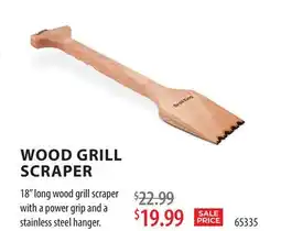 TA Appliances & Barbecues WOOD GRILL SCRAPER offer