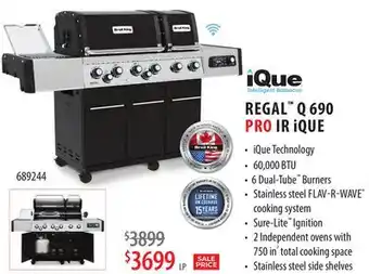 TA Appliances & Barbecues BROIL KING REGAL Q 690 PRO IR iQUE offer