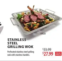 TA Appliances & Barbecues STAINLESS STEEL GRILLING WOK offer