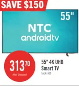 The Brick NTC 55 UHD Smart Android TV offer