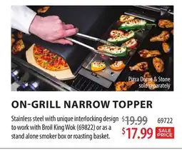 TA Appliances & Barbecues ON-GRILL NARROW TOPPER offer