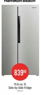 The Brick Hamilton Beach 15.6 Cu. Ft. Side-by-Side Refrigerator - HZ8551 offer