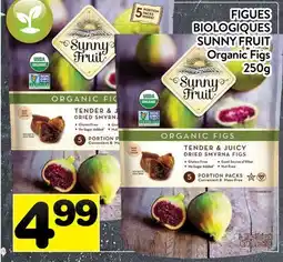 Supermarché PA FIGUES BIOLOGIQUES SUNNY FRUIT | Sunny Fruit Organic Figs offer