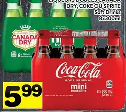 Supermarché PA LIQUEURS DOUCES CANADA DRY, COKE OU SPRITE | Soft Drinks offer