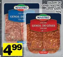 Supermarché PA SALAMI DE GÊNES MASTRO | Genoa Salami offer
